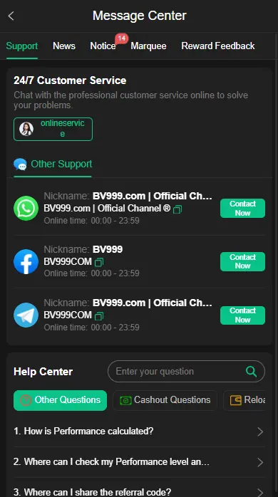 BV999 Game